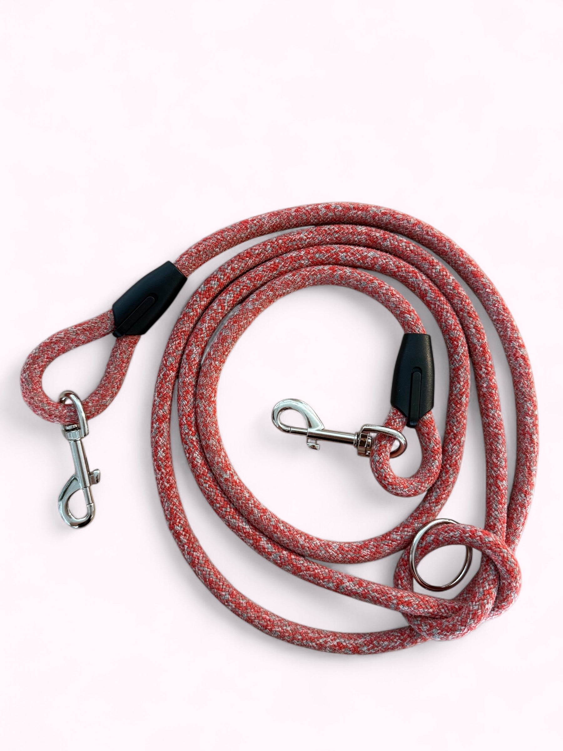 Laisse multipositions pour chien Red Grenat