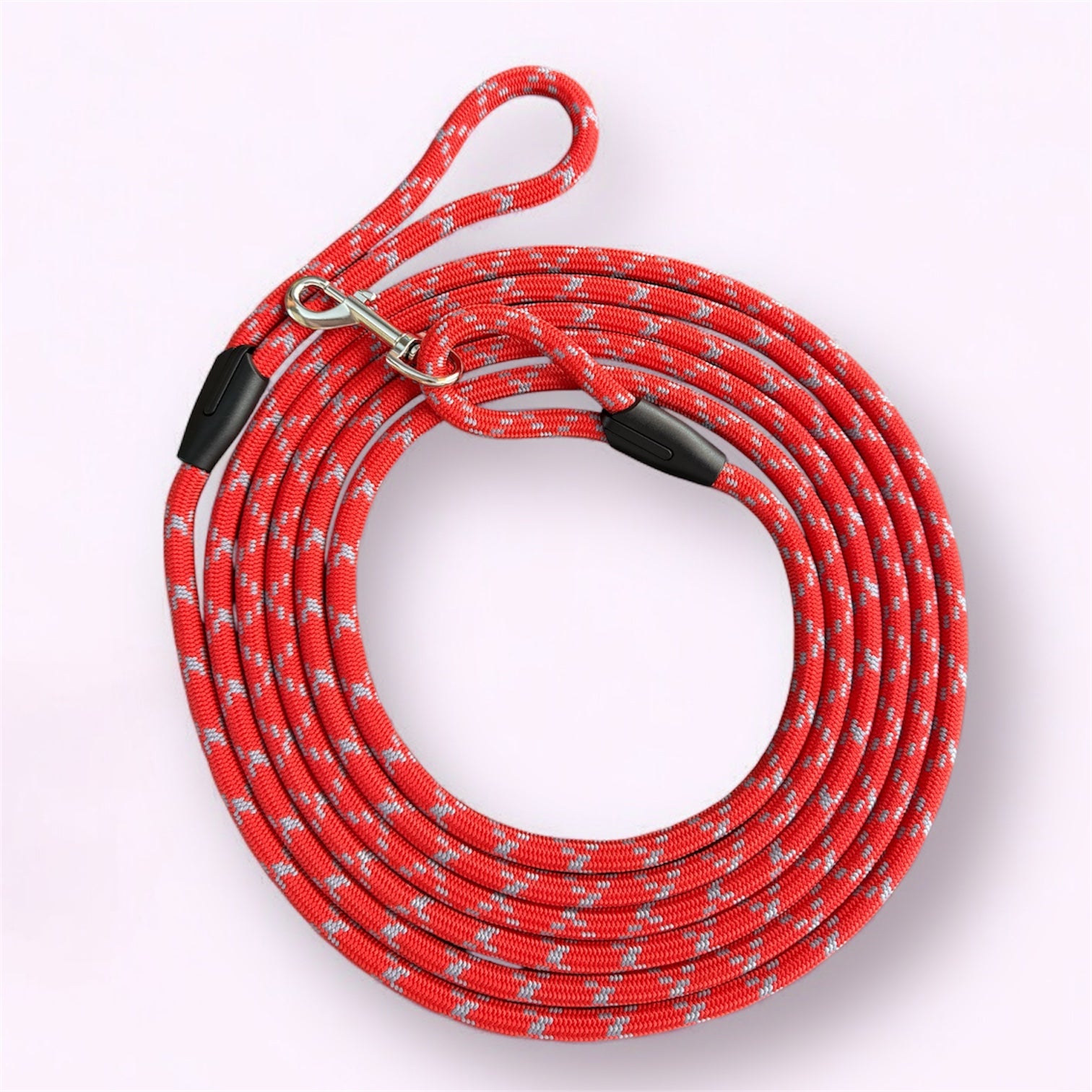 Longe en corde pour chien Sunny Red LuckyLesse