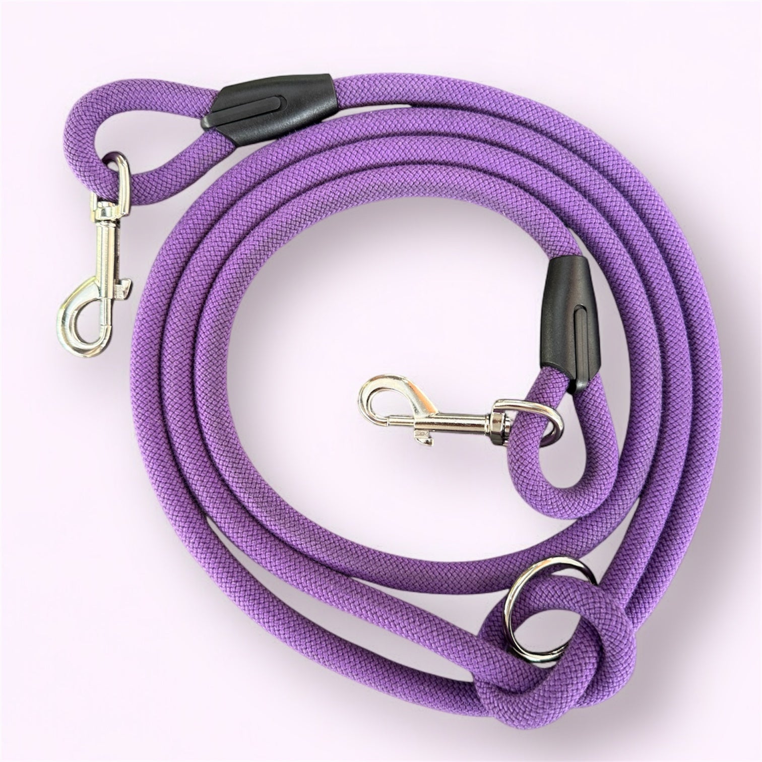 Laisse multipositions pour chien Purple Grap LuckyLesse