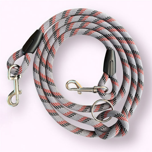 Laisse multipositions Grey