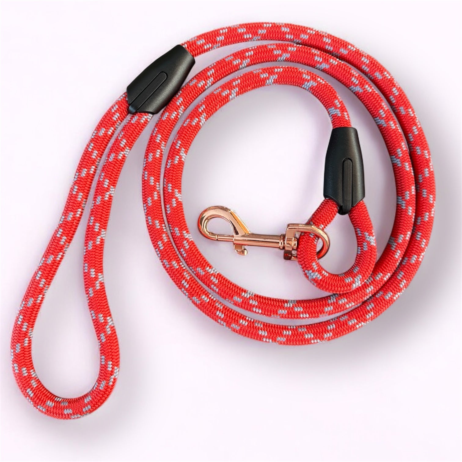 Laisse en corde pour chien Sunny Red LuckyLesse