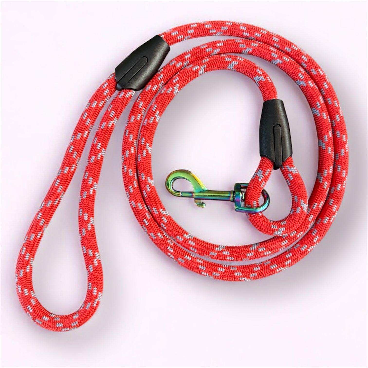 Laisse en corde pour chien Sunny Red LuckyLesse